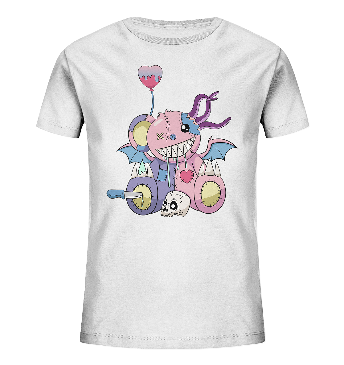 23-1134 Kawaii Teddy - Kids Organic Shirt