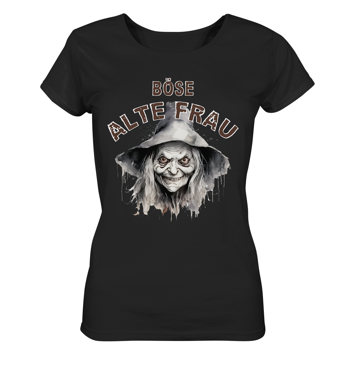 Böse alte Frau - Ladies Organic Shirt