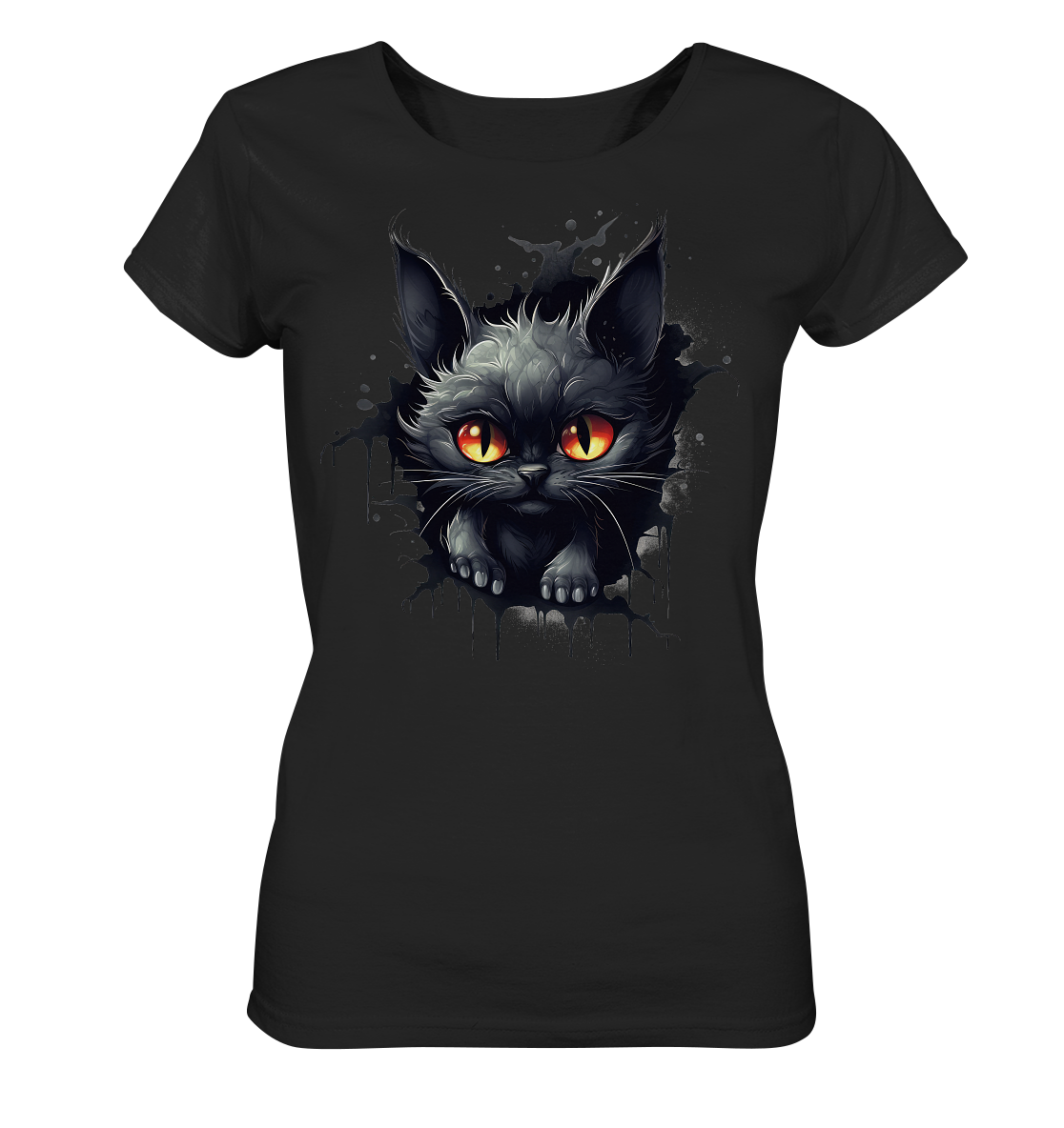 Black Cat - Ladies Organic Shirt