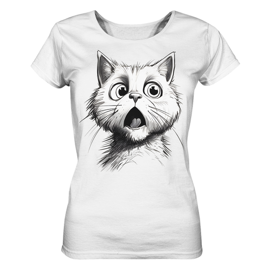 Screaming Cat - Ladies Organic Shirt