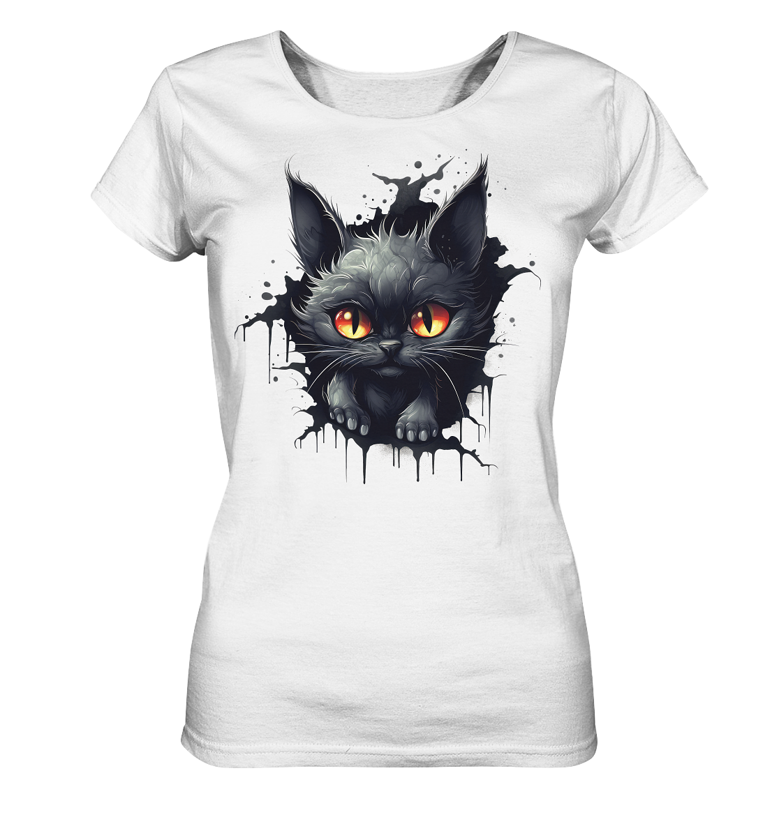 Black Cat - Ladies Organic Shirt