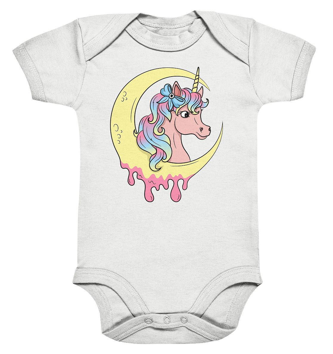 23-1140 Kawaii Unicorn - Organic Baby Bodysuite
