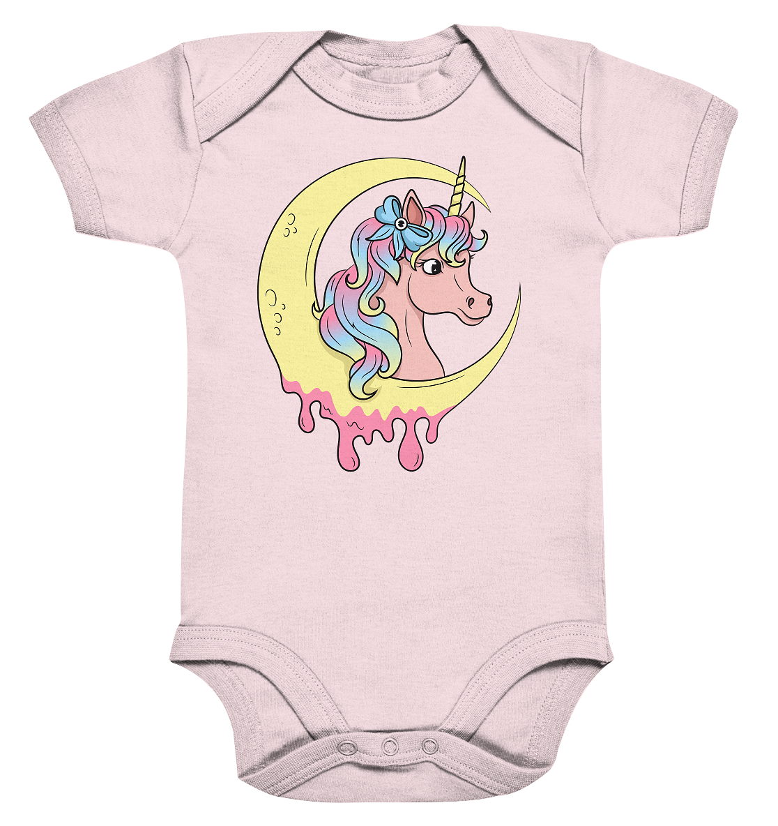 23-1140 Kawaii Unicorn - Organic Baby Bodysuite