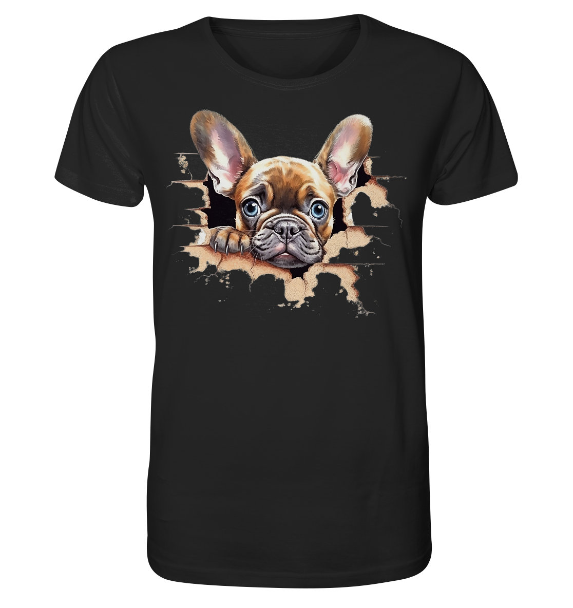 Französische Bulldogge - Organic Shirt