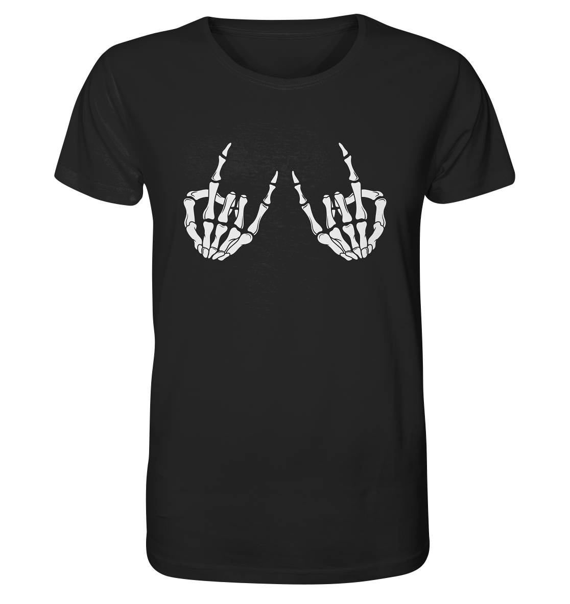 Rock On. Skeleton Hands Skelett Gothic - Organic Shirt