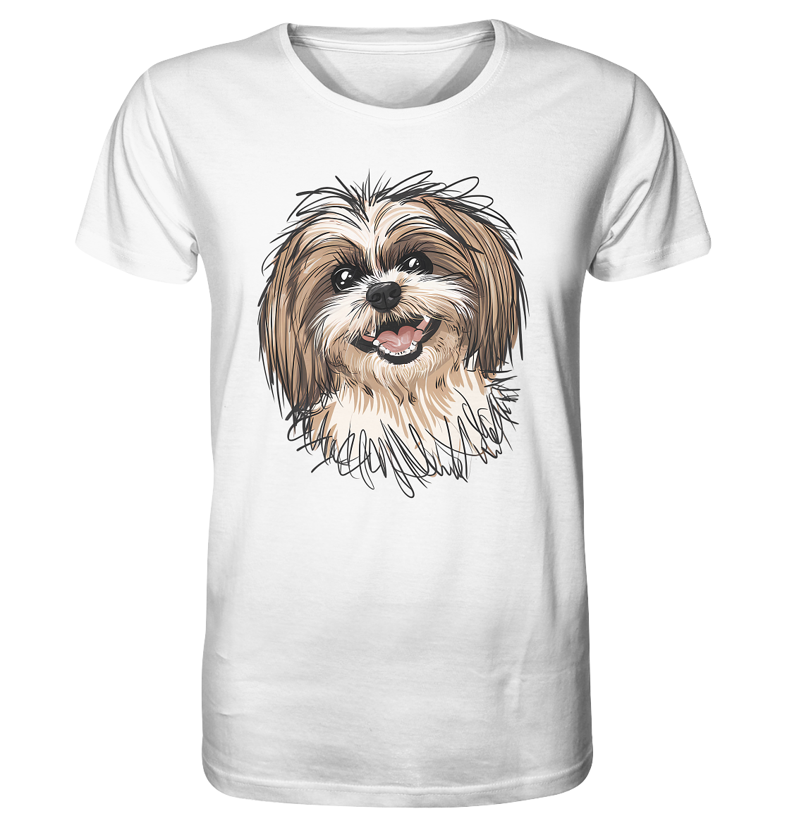 Shi Tzu. Süßer kleiner Hund. - Organic Shirt