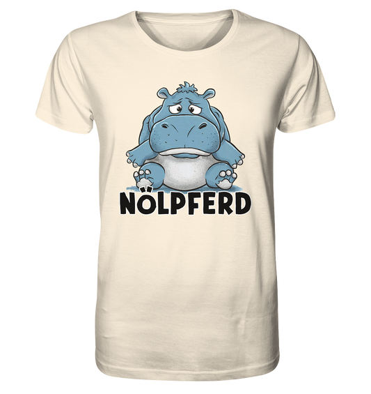 Nölpferd T-Shirt – Lustiges Nilpferd Shirt für Muffel & Morgenmuffel
