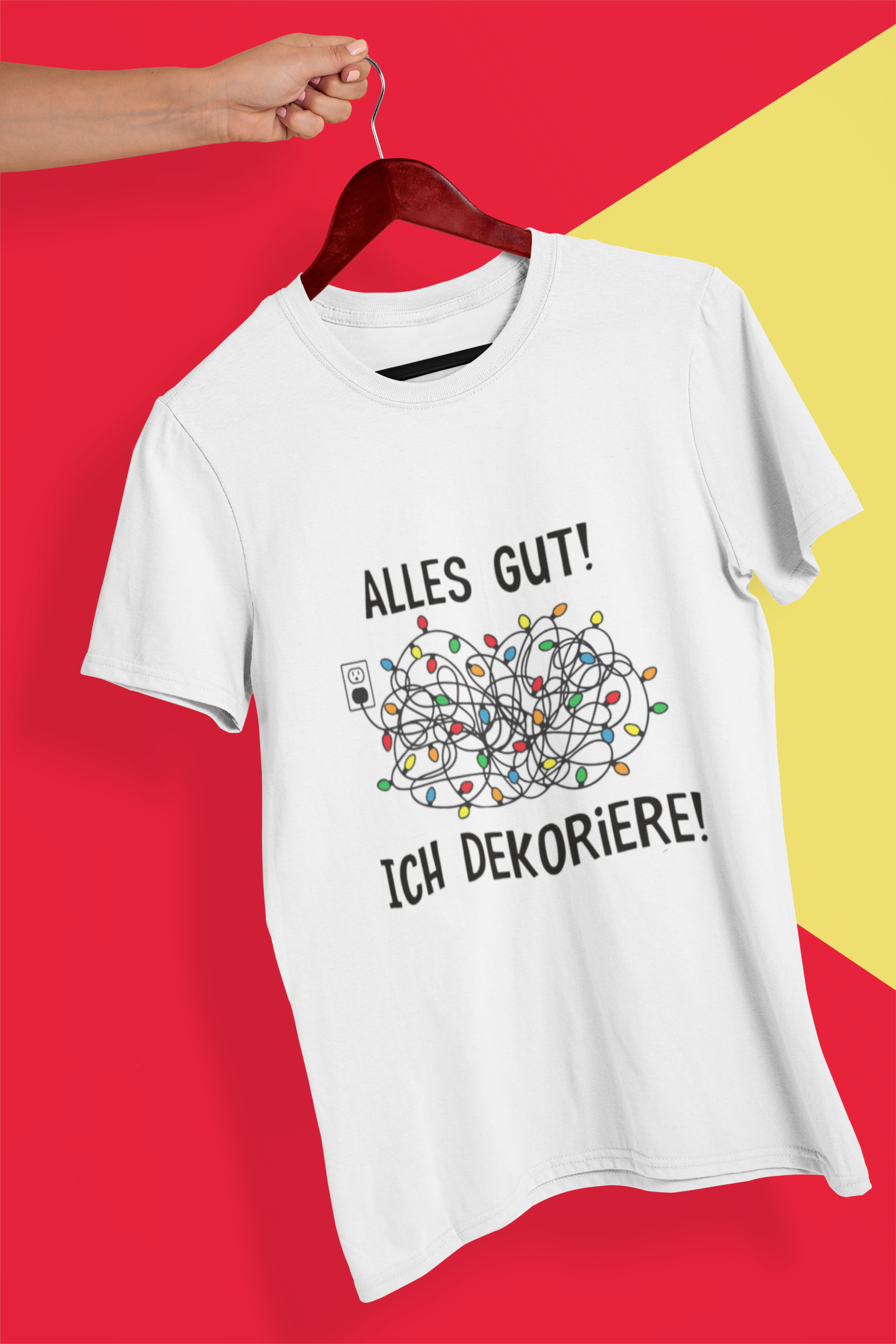 Alles gut, ich dekoriere. - Ladies Premium Shirt