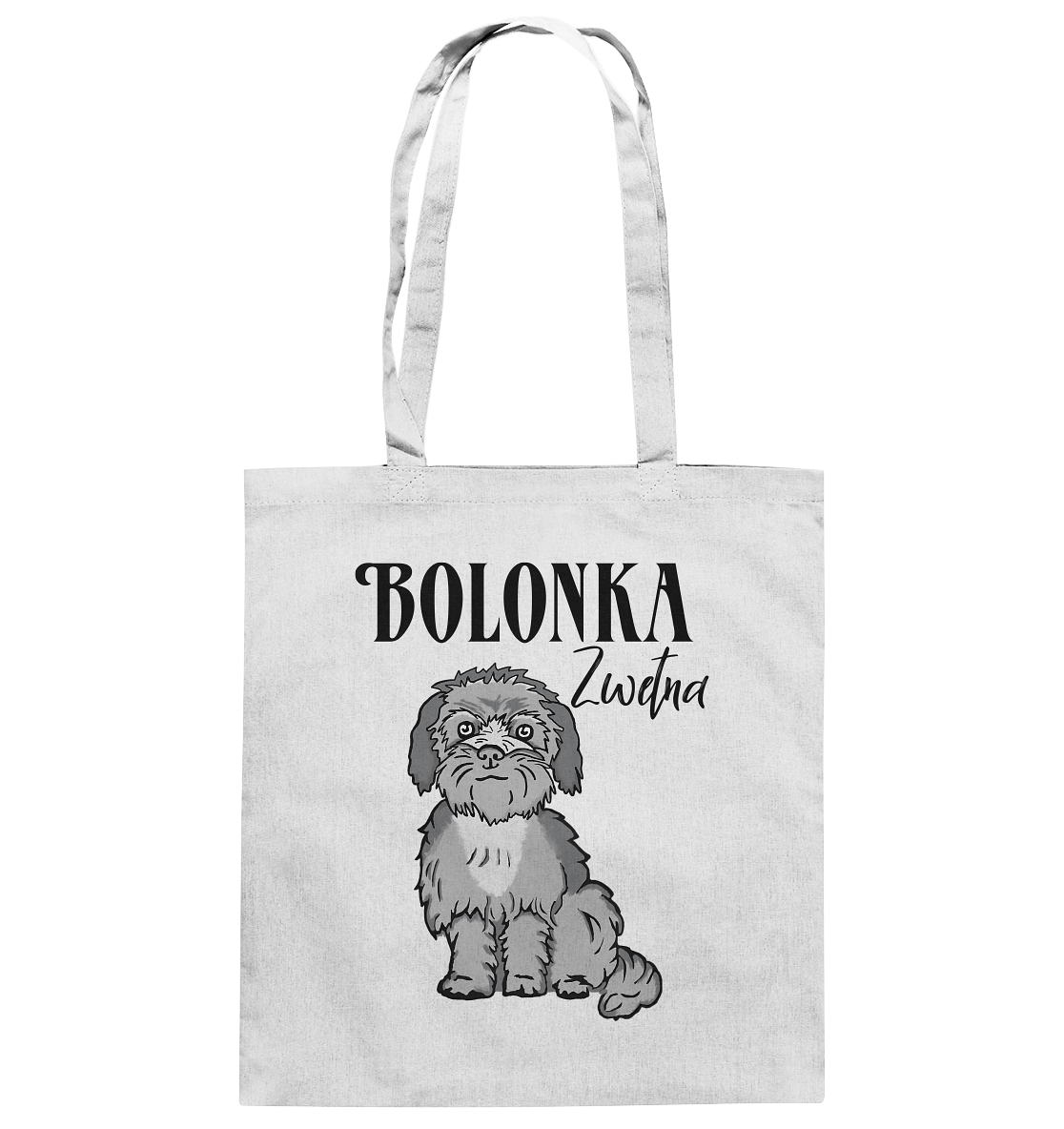 Bolonka Zwetna grau - Baumwolltasche