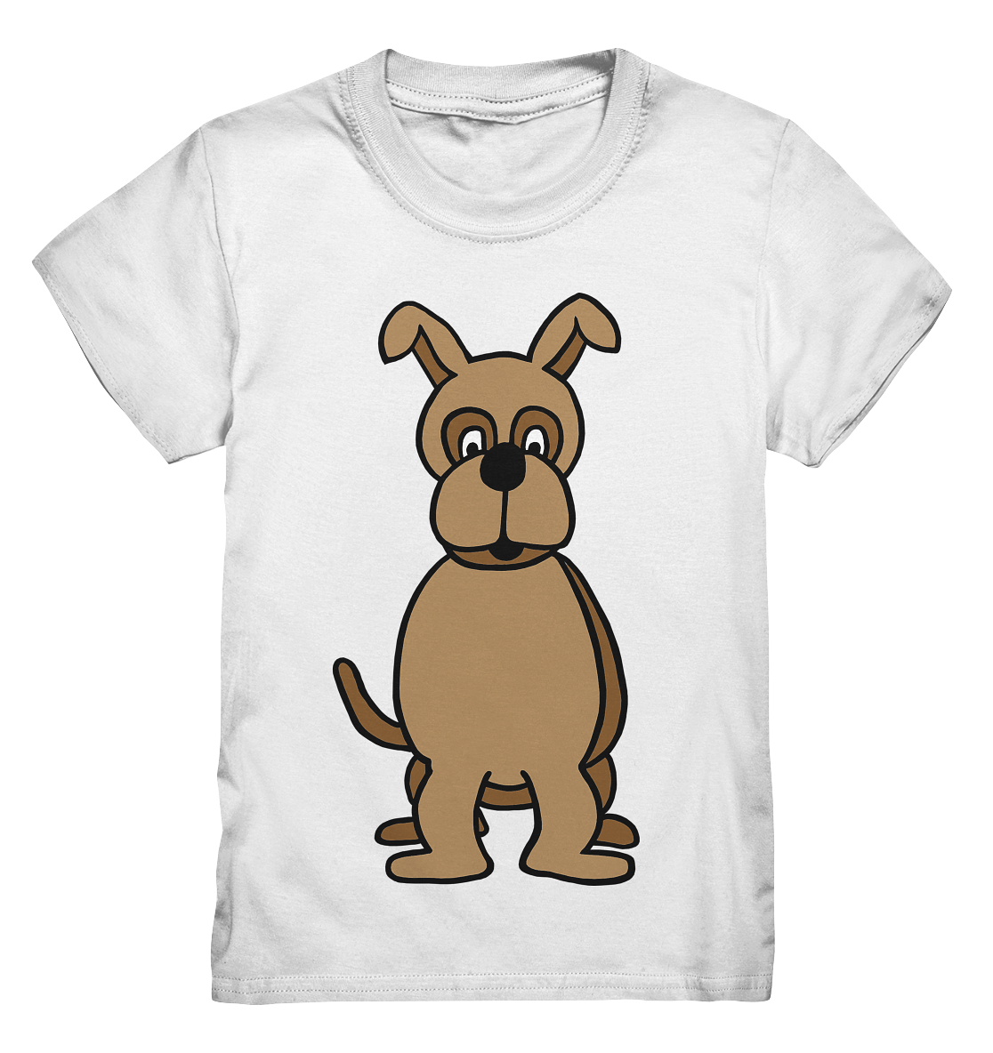 Brauner Hund - Kids Premium Shirt