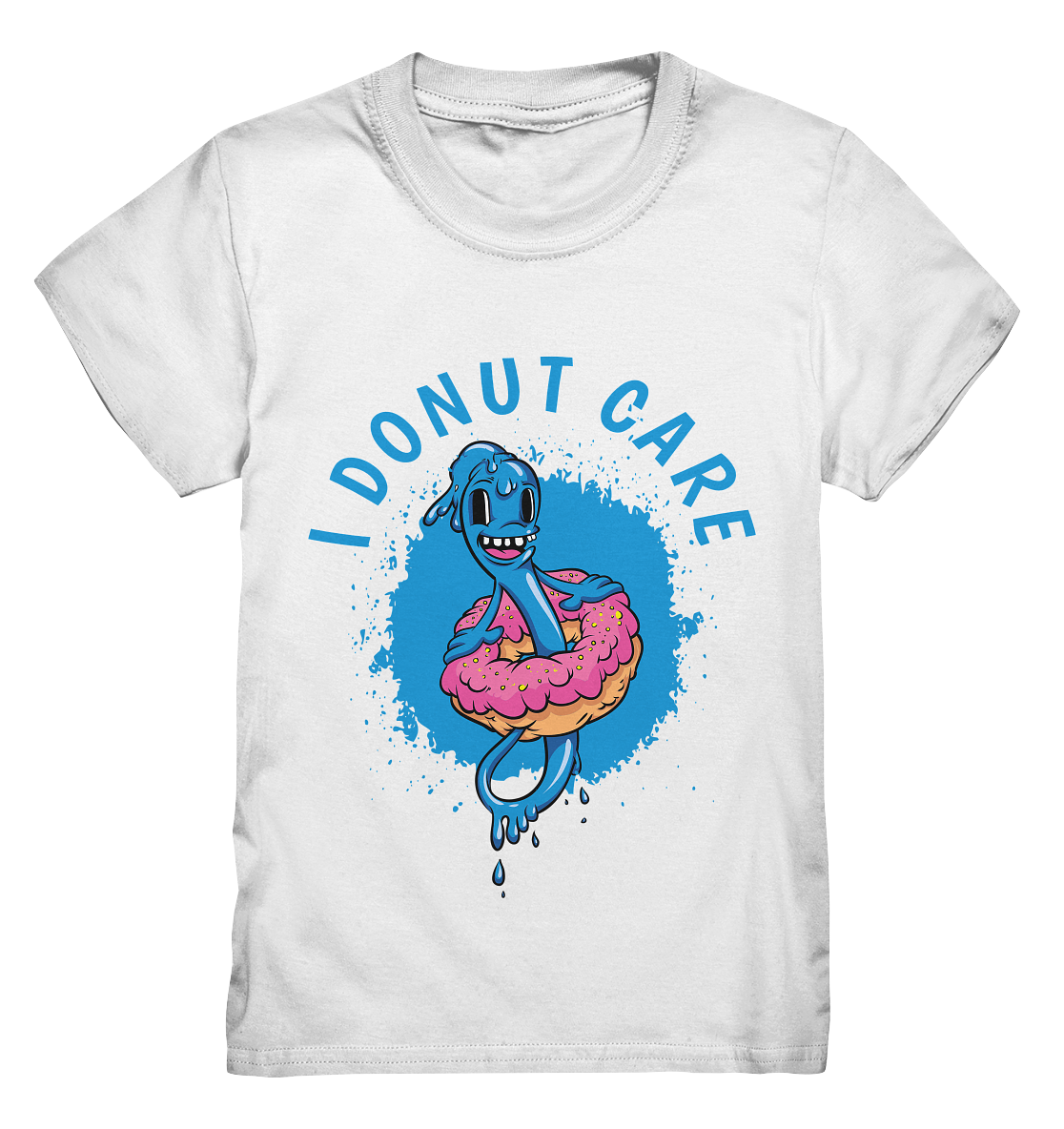 I donut care. Funny Wurm im Donut. - Kids Premium T-Shirt