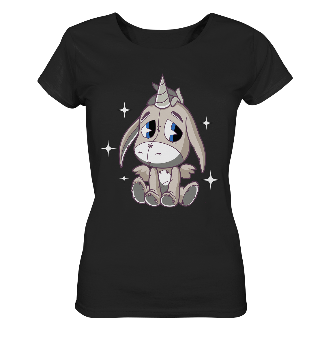 Cute Unicorn Einhorn - Ladies Organic Shirt