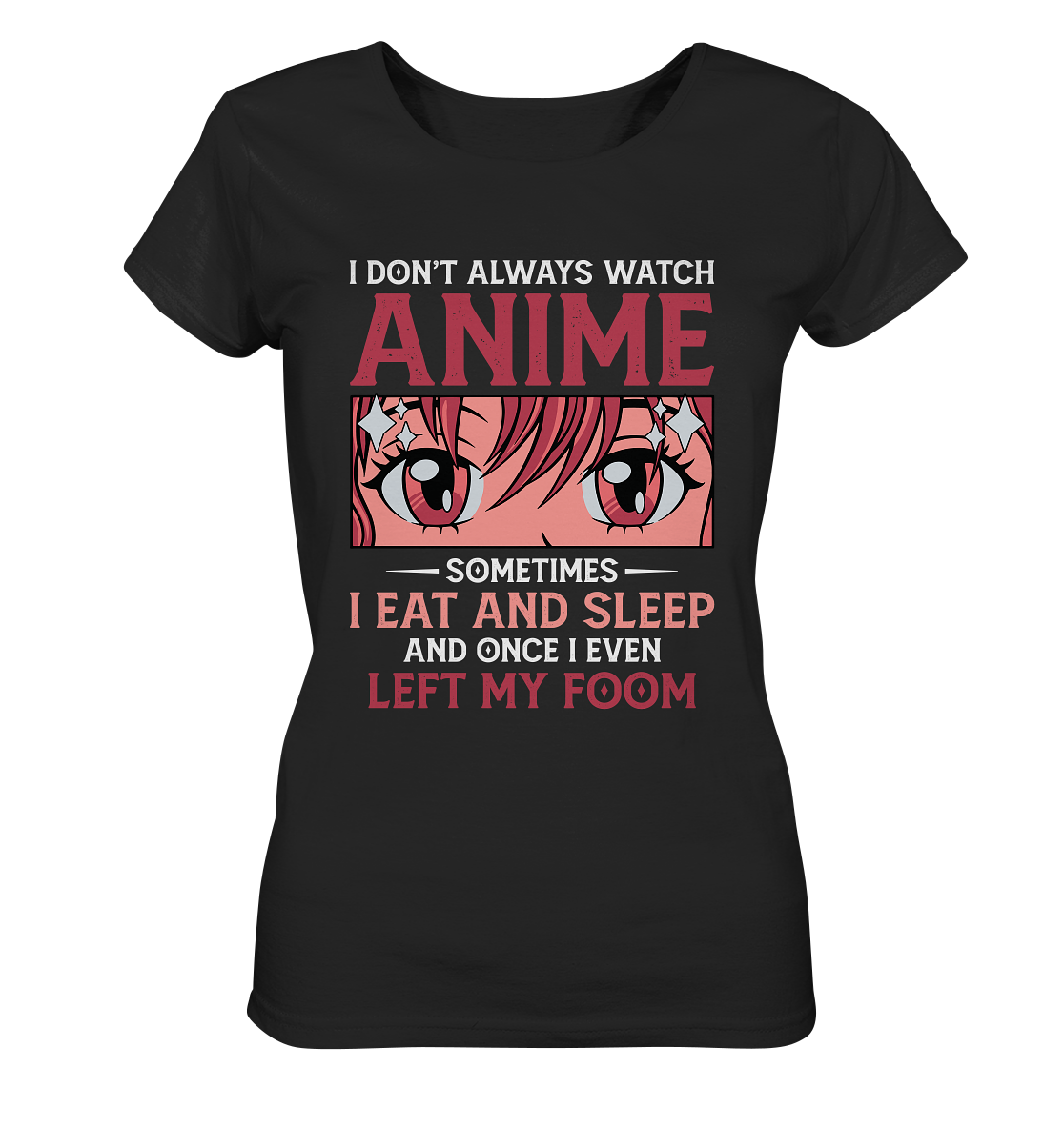 Watch Anime. Manga - Ladies Organic Shirt