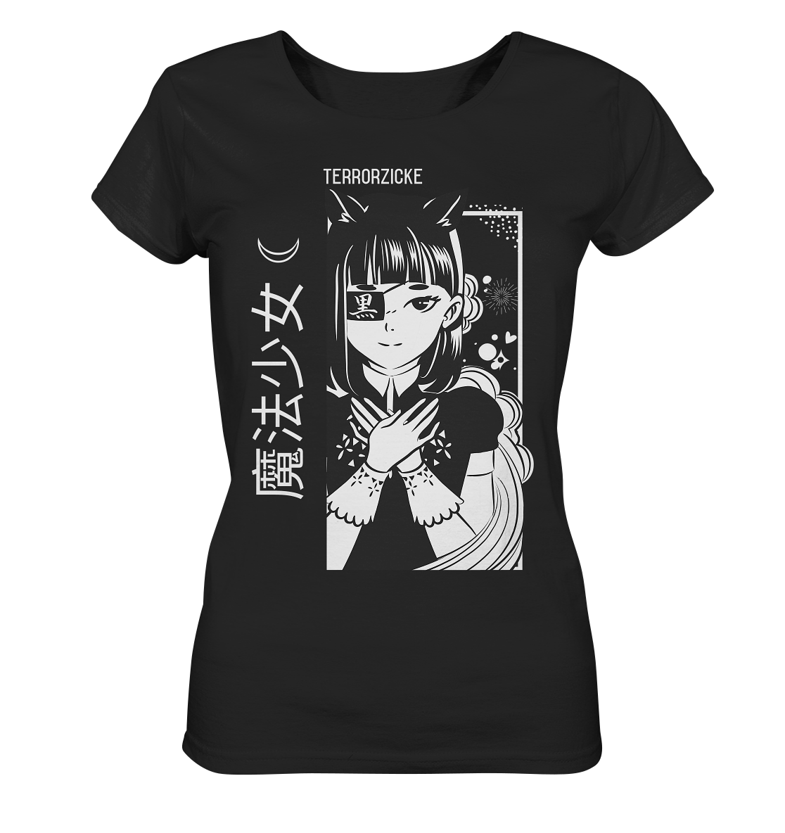 TerrorZicke Anime Manga Katzenmädchen - Ladies Organic Shirt