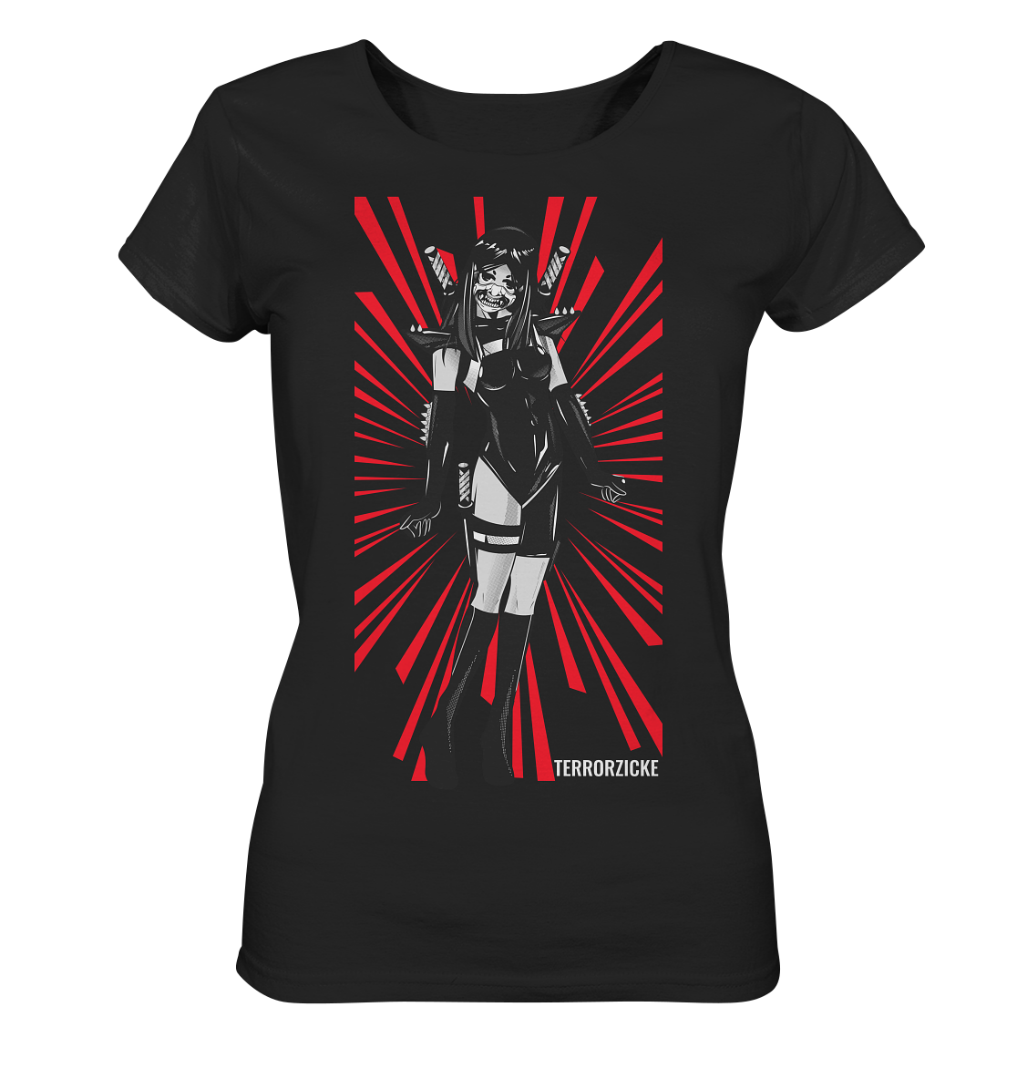 TerrorZicke Anime Samurai - Ladies Organic Shirt