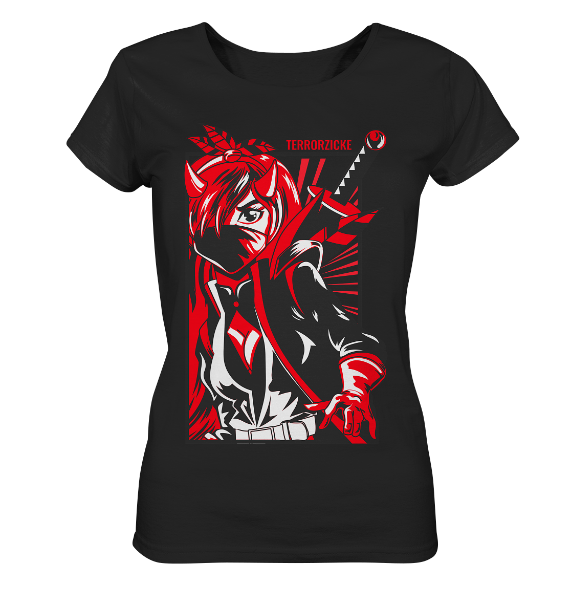 TerrorZicke Evil Samurai Anime - Ladies Organic Shirt