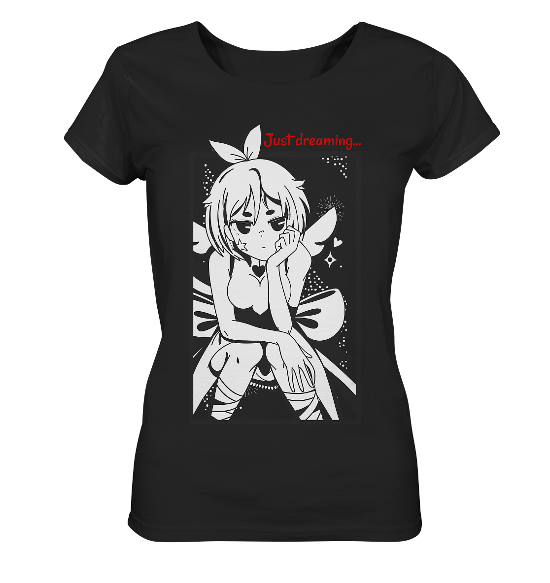 TerrorZicke Manga Elfe... just dreaming - Ladies Organic Shirt