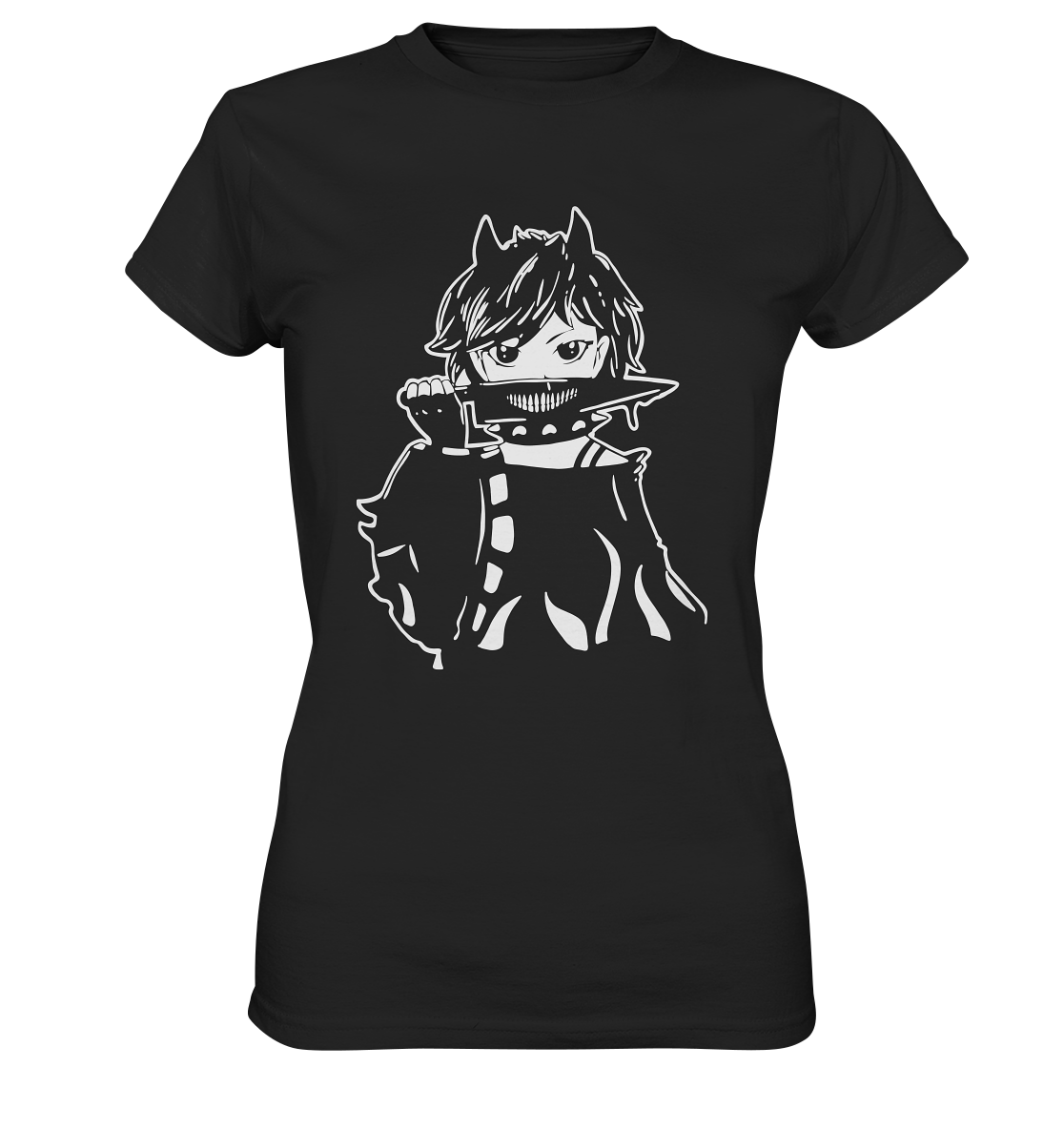 Kawaii Manga Girl - Ladies Premium Shirt