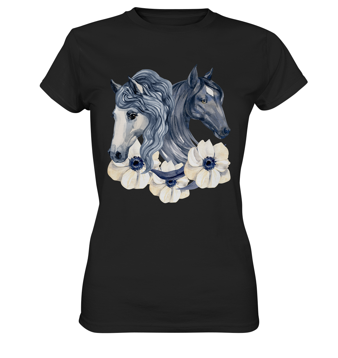 Pferde Watercolor - Ladies Premium Shirt