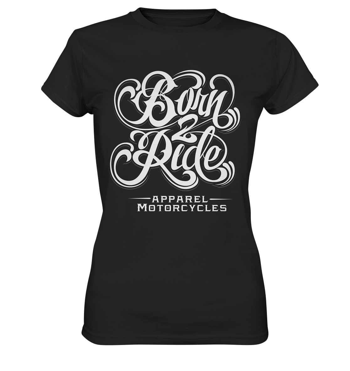 Born to ride. Biker Vintage - Ladies Premium Shirt