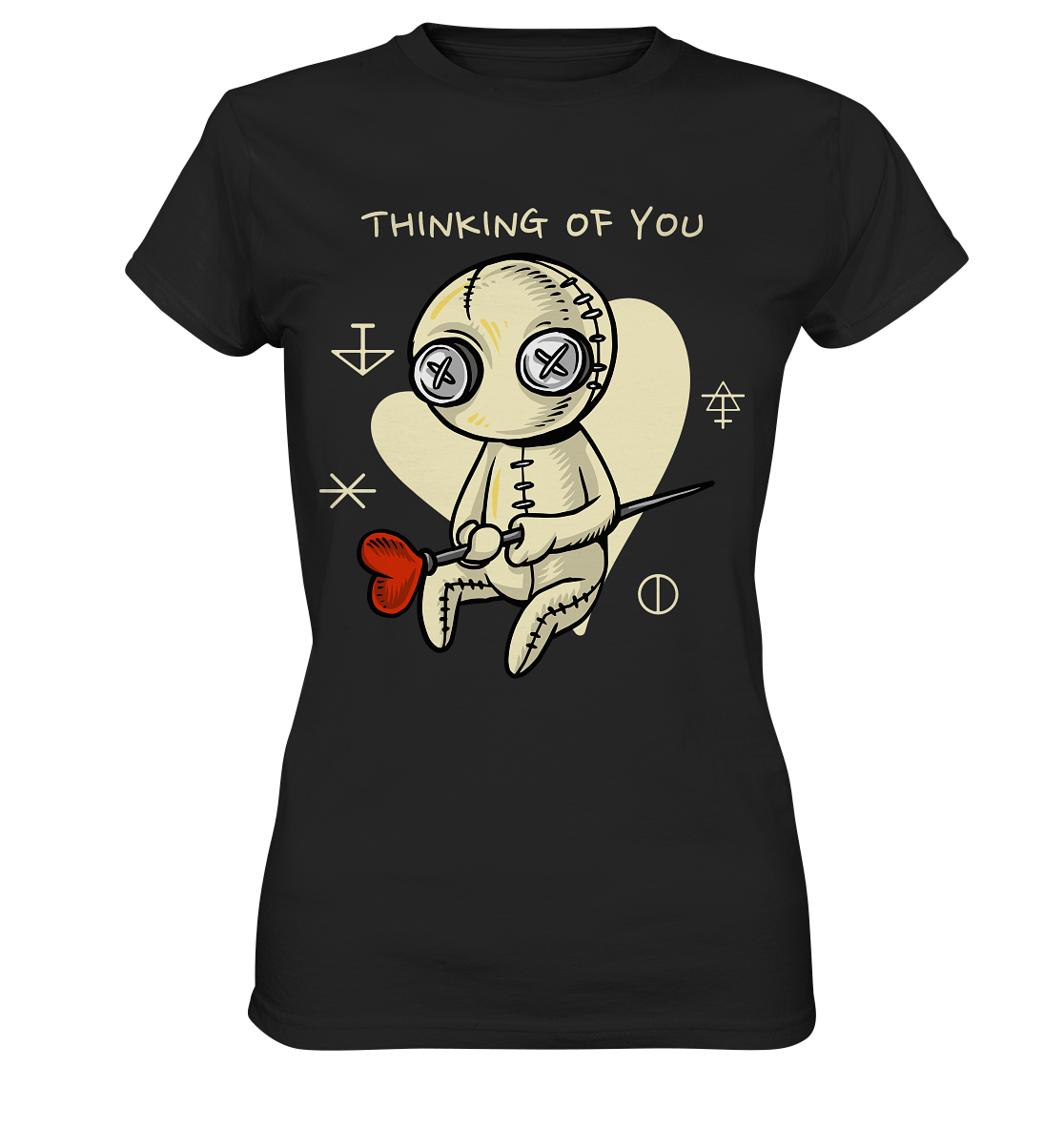 Thinking of you. Voodoo Love - Ladies Premium Shirt