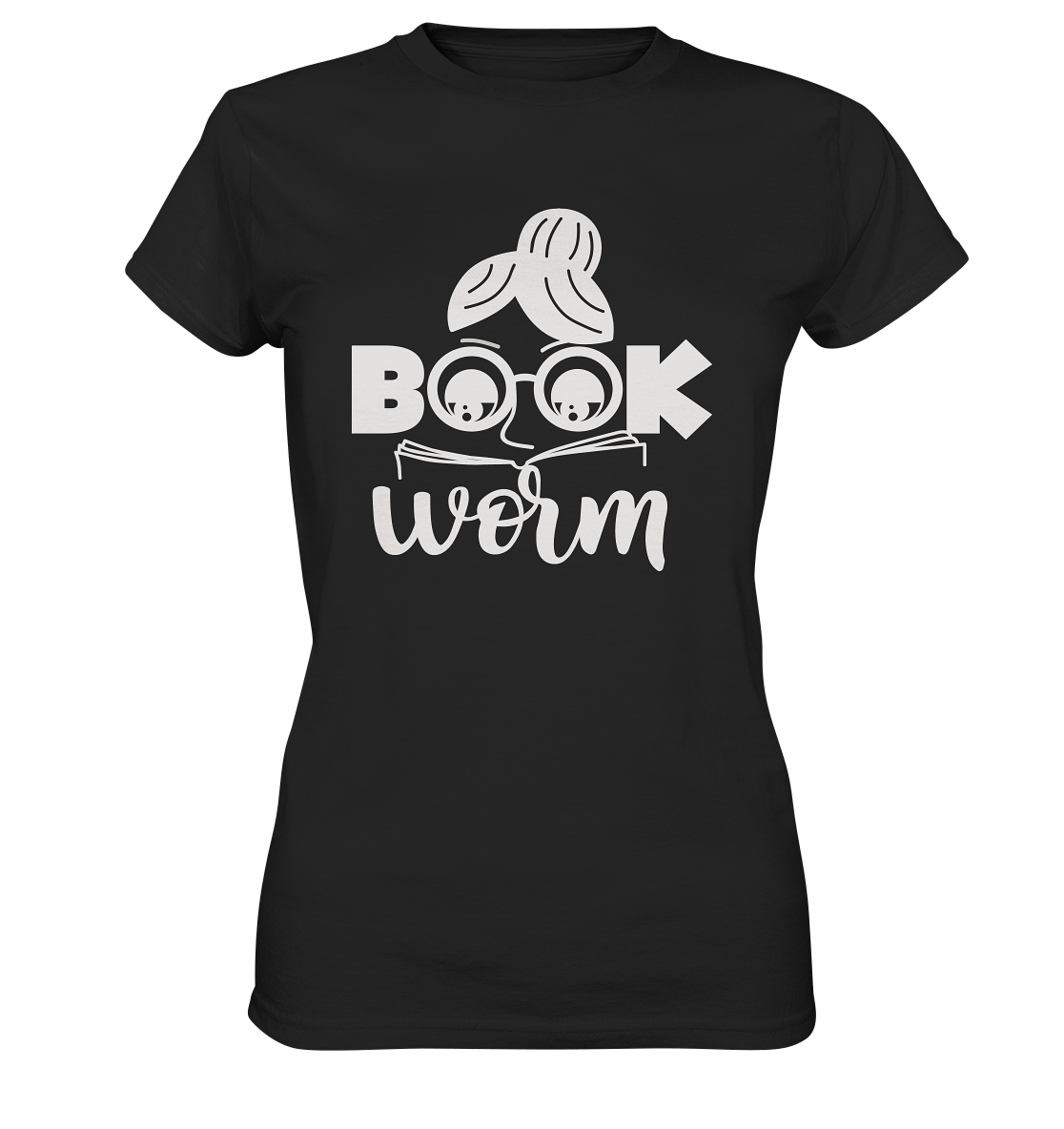 Book Worm Bücherwurm - Ladies Premium Shirt