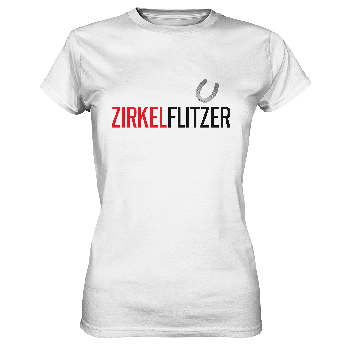 Zirkelflitzer Reining Westernreiten Pferd - Ladies Premium Shirt