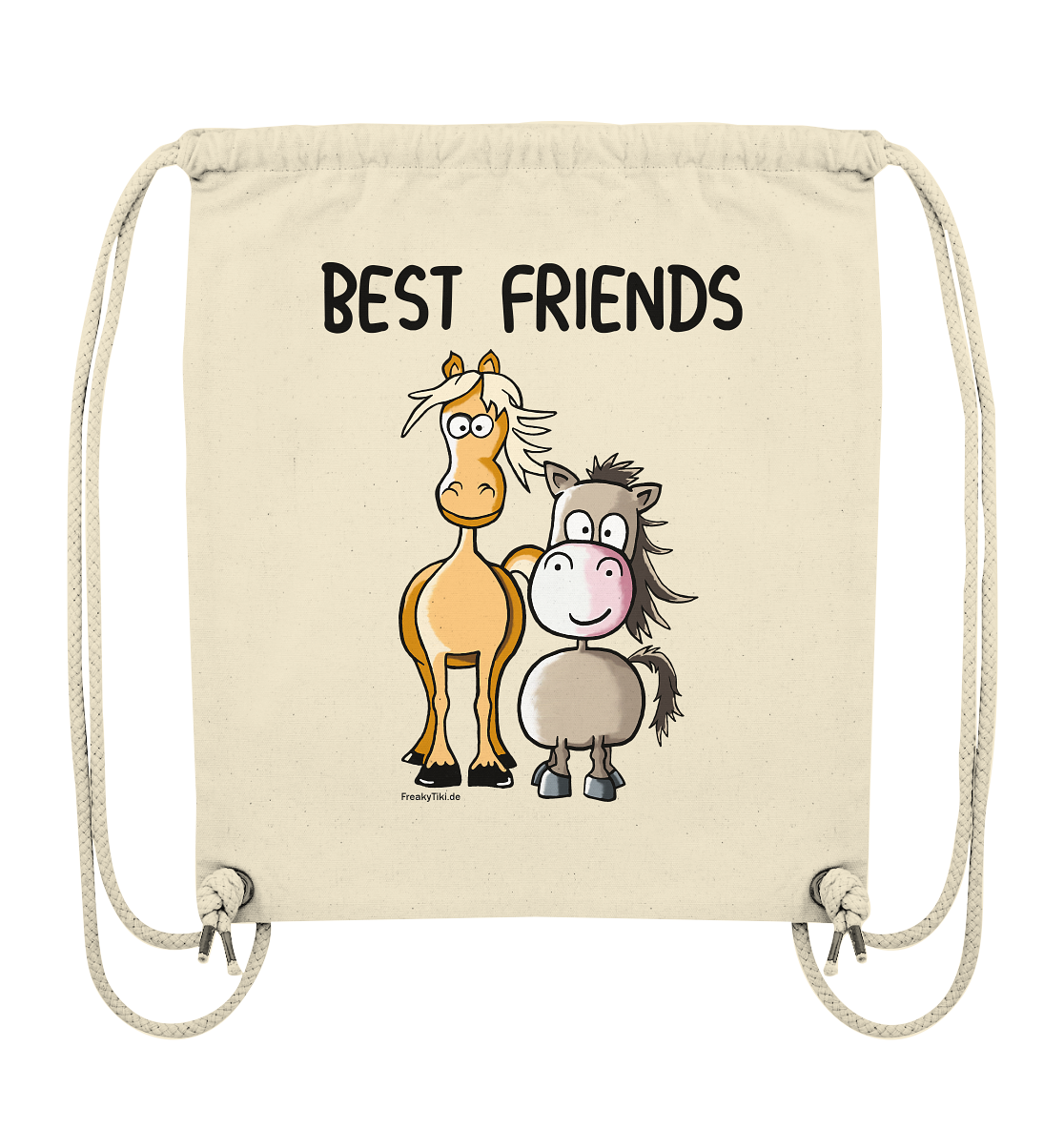 Best Friends. Pferd und Pony. - Turnbeutel Gym-Bag