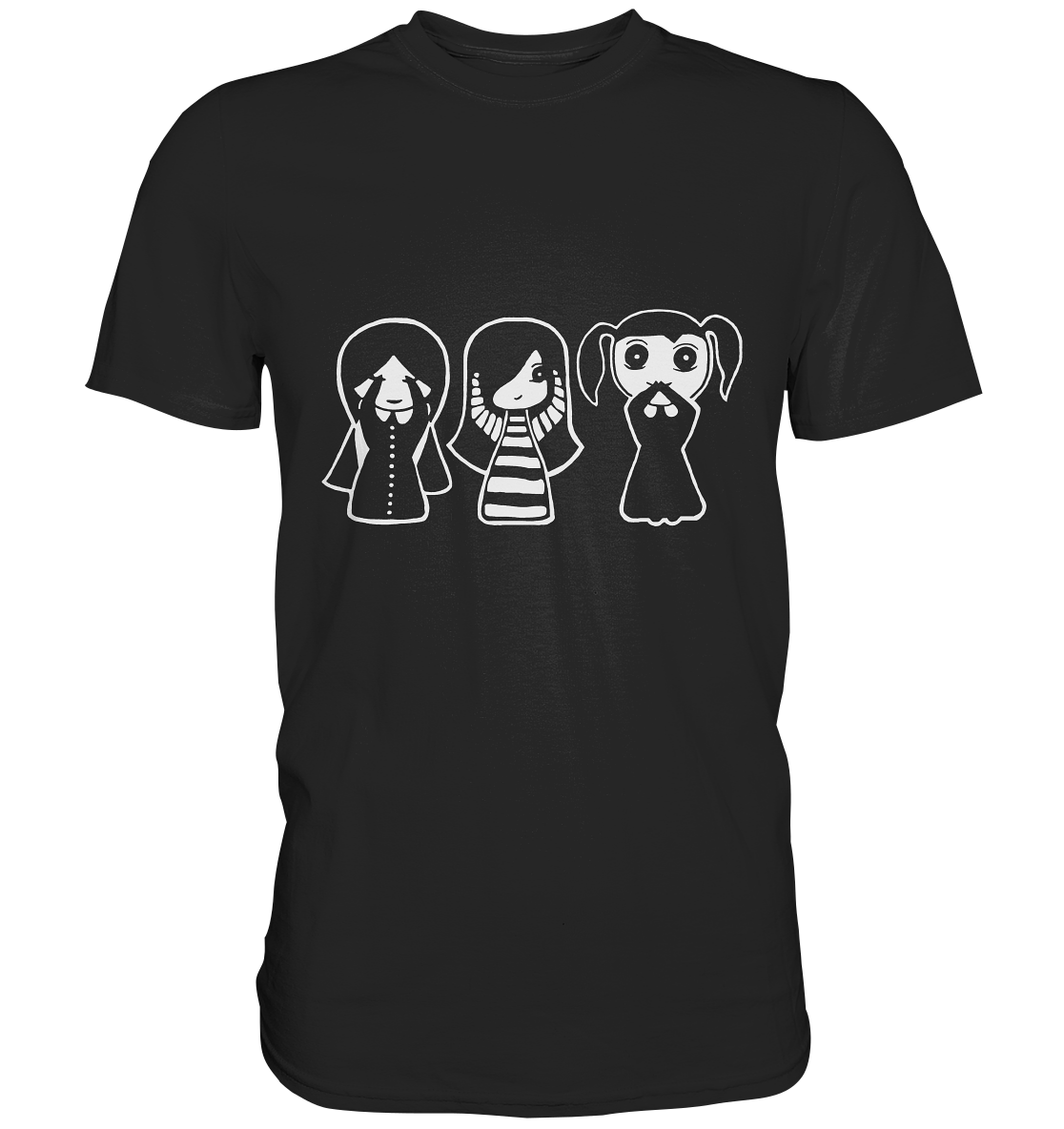 No evil. Nichts sehen, nichts hören, nichts sagen. - Premium Shirt