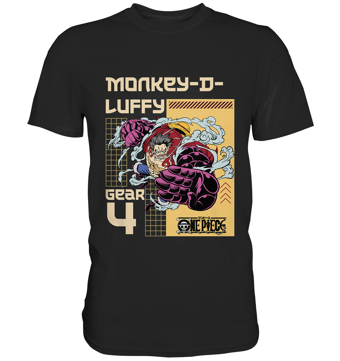 Monkey D Luffy. Japanese Anime - Premium Shirt