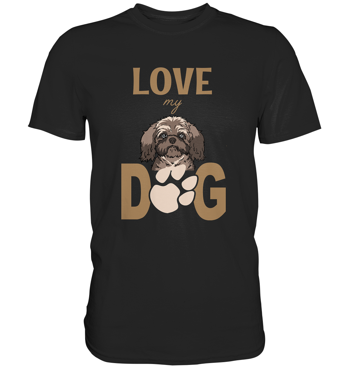 Love my dog. Hunde Bolonka - Premium Shirt