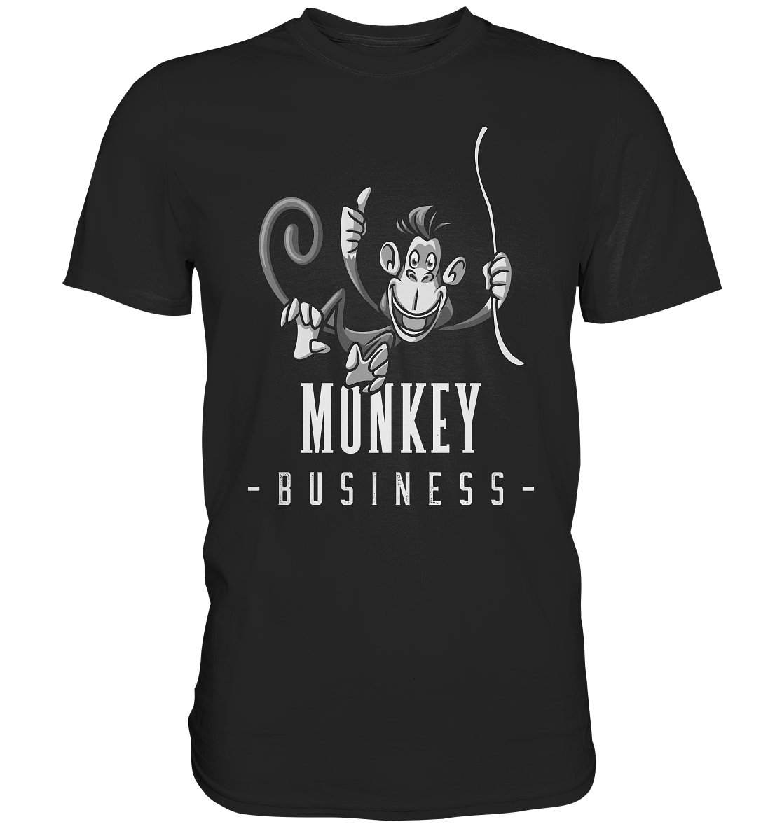 Monkey Business. Affe - Premium Shirt