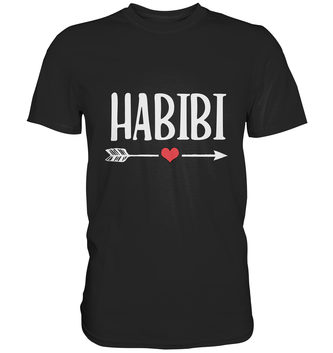 Arabisch: Habibi Schatz Liebling - Premium Shirt