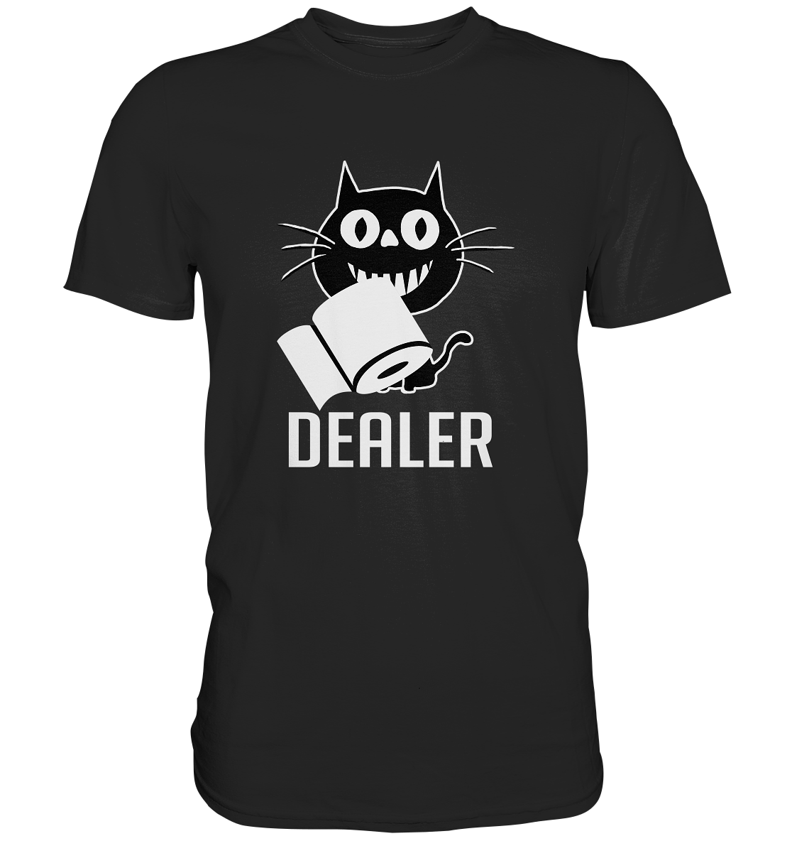 Dealer Grinsekatze Klopapier Corona - Premium Shirt