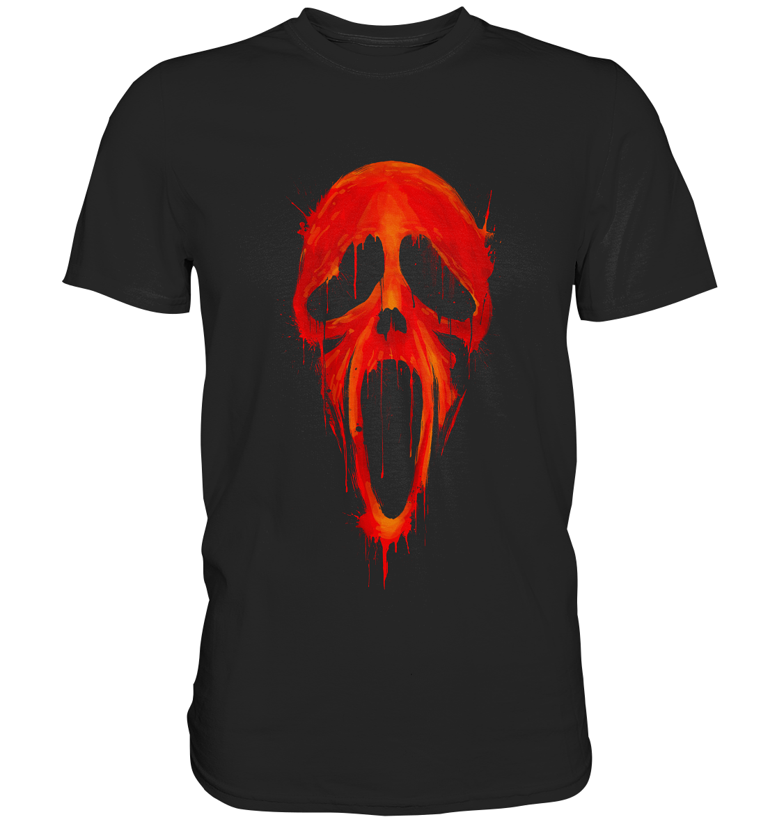 Bloody Screaming Gothic Horror - Premium Shirt