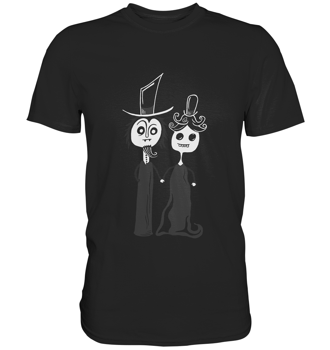 Freaky Pärchen. Gothic Geek - Premium Shirt