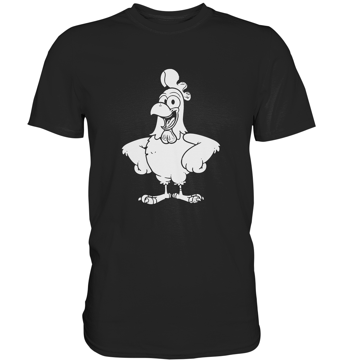 Hahn Gockel Hühner - Premium Shirt