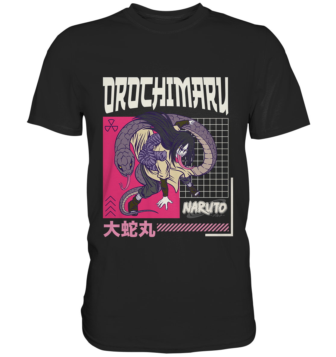 Orochimaru. Japanese Anime - Premium Shirt