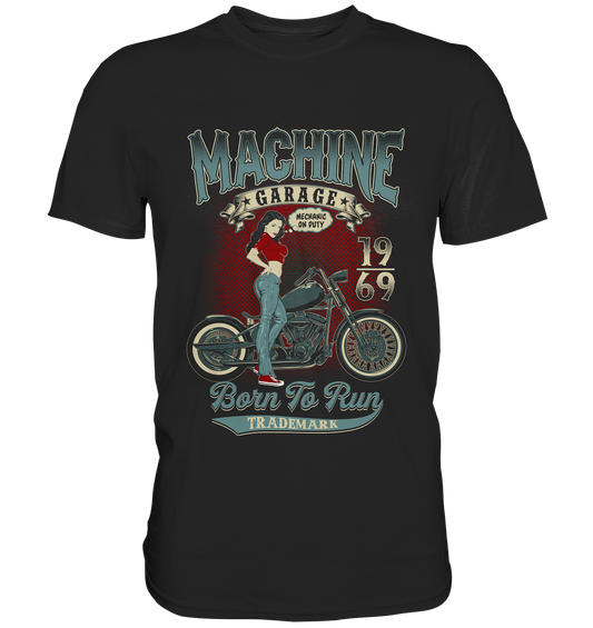 Machine Garage Rockabilly - Premium Shirt