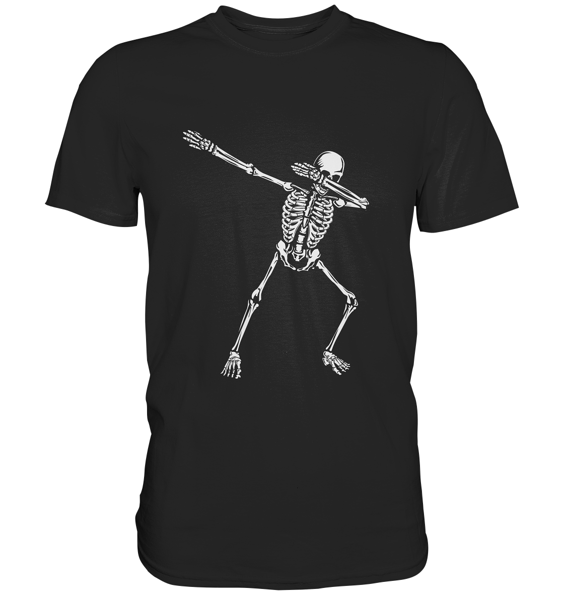 Dabbing Skeleton. Skelett Gothic - Premium Shirt