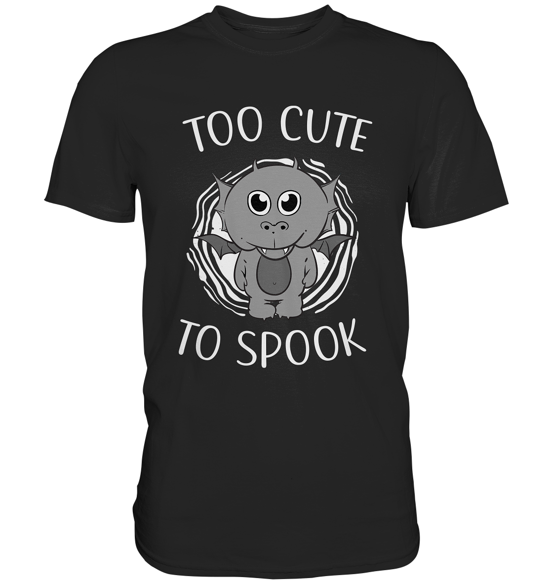 Too Cute To Spook. Halloween Vampir - Premium Shirt
