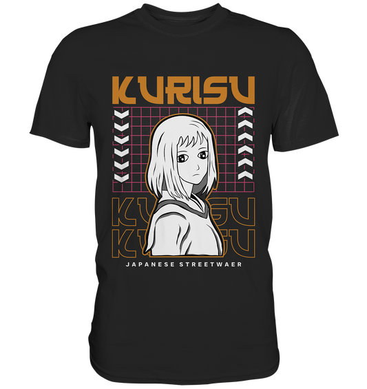 Kurisu. Japanese Anime - Premium Shirt