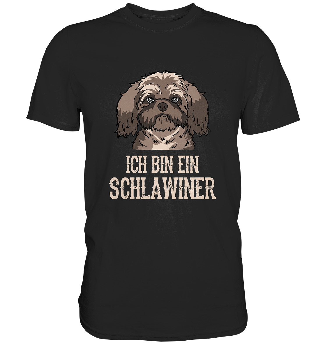 Ich bin ein Schlawiner. Bolonka süßer, frecher Hund - Premium Shirt