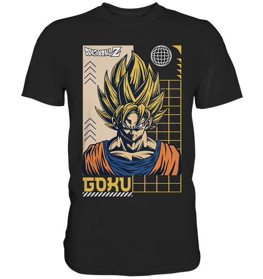 Goku. Japanese Anime - Premium Shirt
