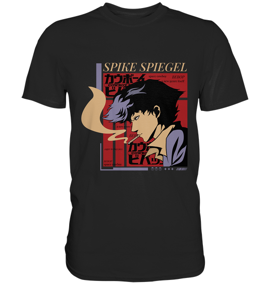 Spike Spiegel. Japanese Anime - Premium Shirt