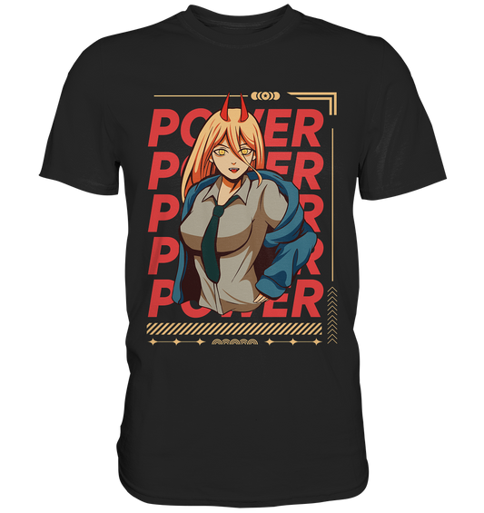 Power. Japanese Anime - Premium Shirt