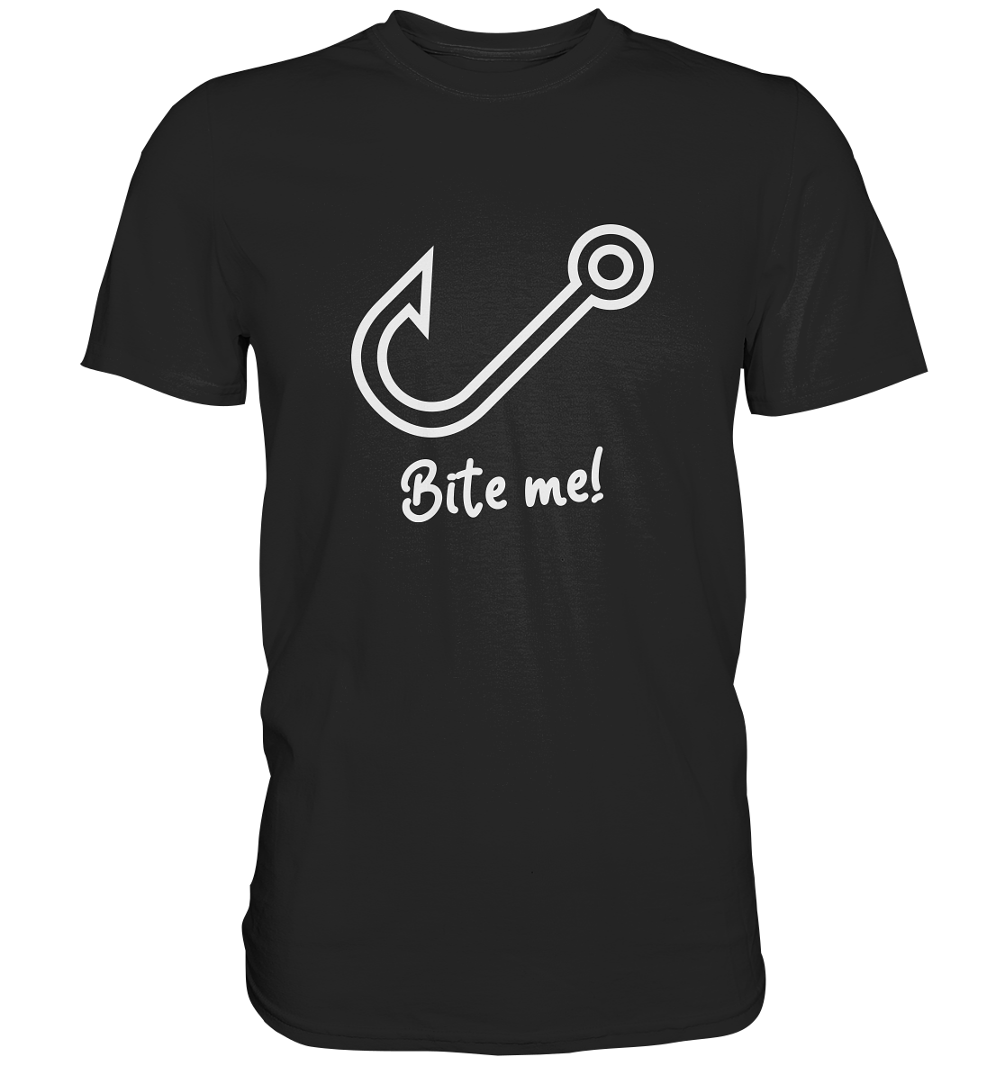 Bite me! Angler Fischen Angelhaken - Premium Shirt