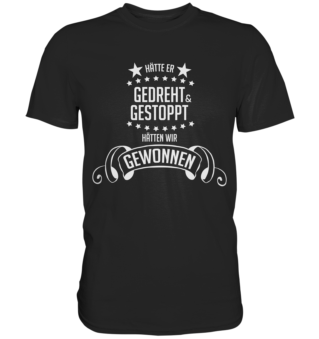 Gedreht, gestoppt, gewonnen. Reining - Premium Shirt