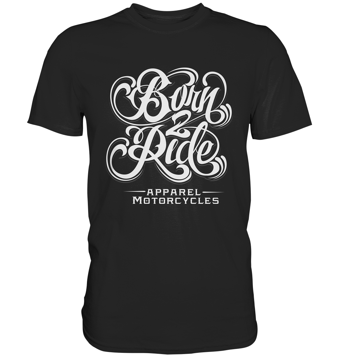 Born to ride. Biker Vintage - Unisex Premium Shirt