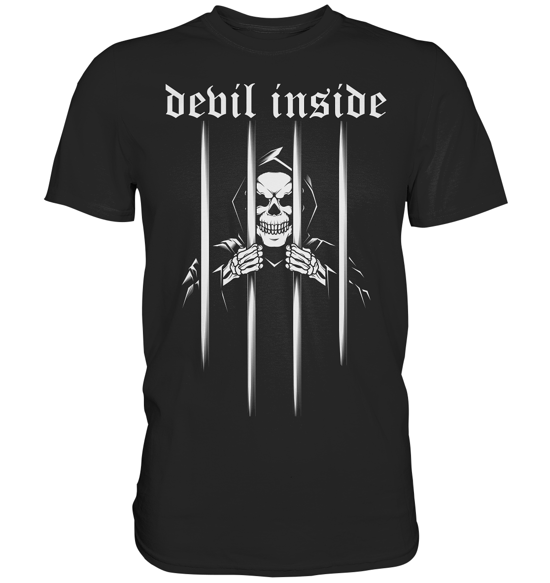 Devil inside. Gothic Skelett - Premium Shirt